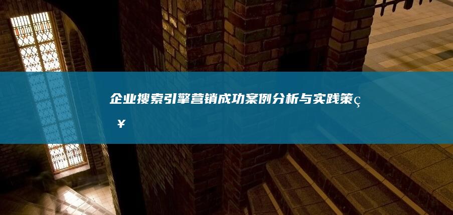 企业搜索引擎营销：成功案例分析与实践策略